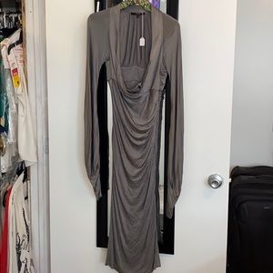 Tom Ford for Gucci gray long sleeve dress sz 40